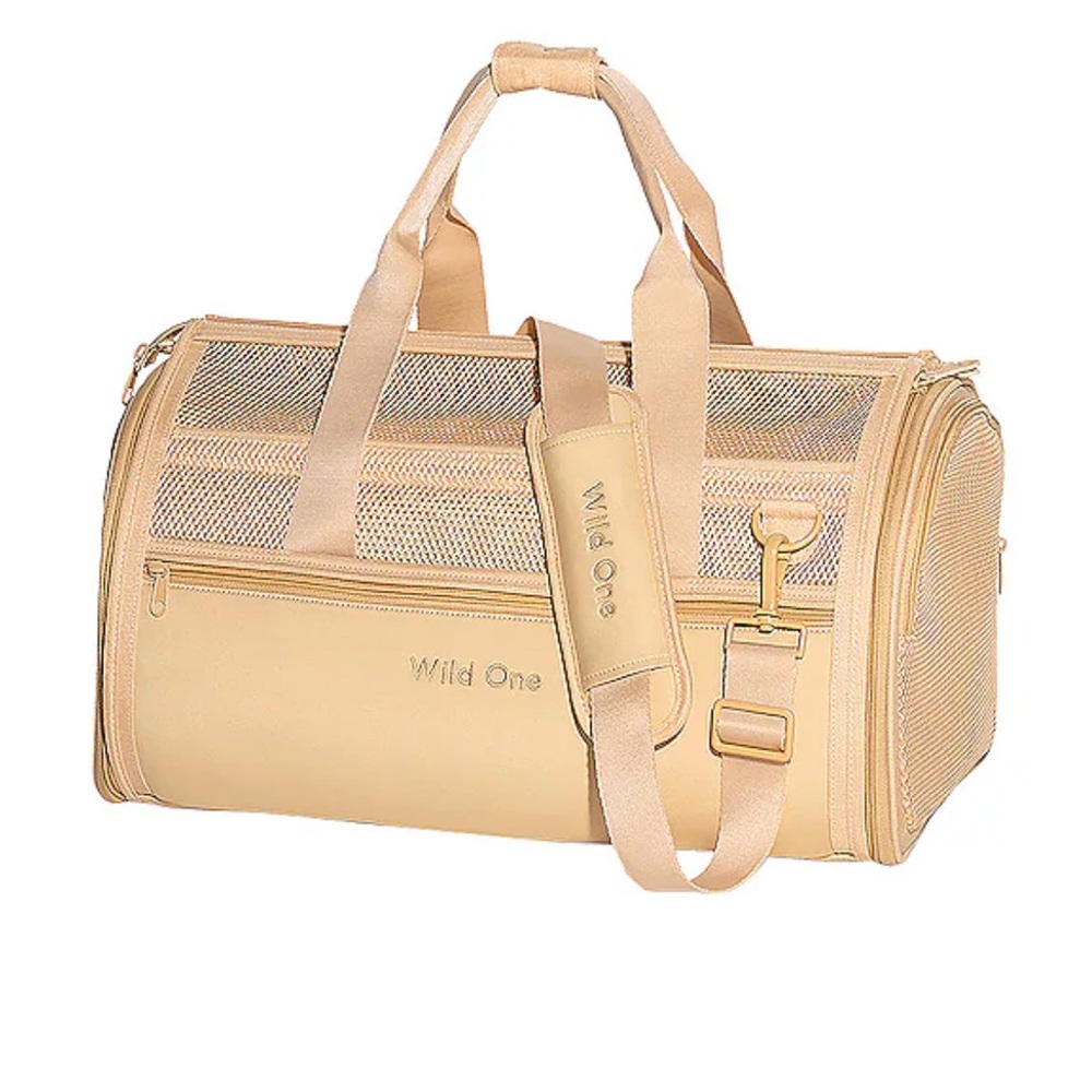Wild One Tan Pet Carrier